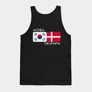 Korean Danish - Korea, Denmark Tank Top